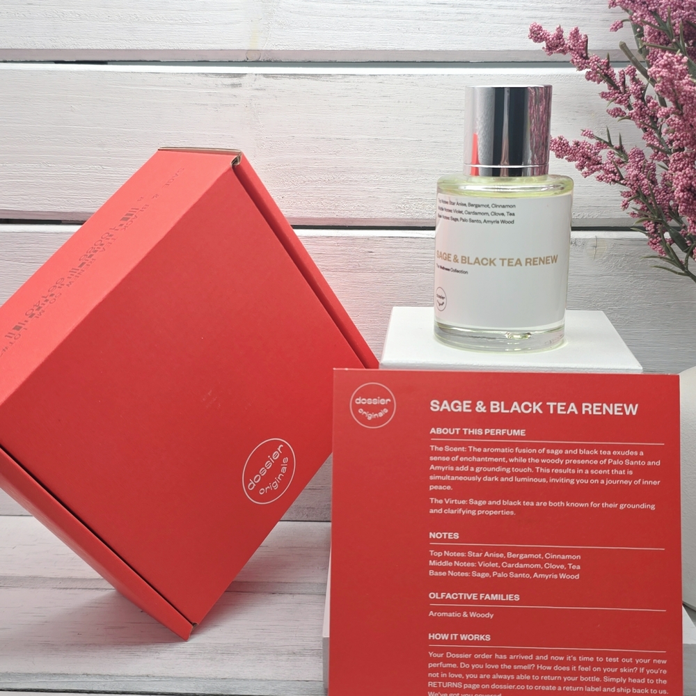 Dossier Sage & Black Tea Renew Perfume